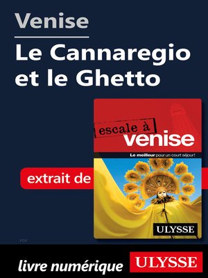 cover image of Venise--Le Cannaregio et le Ghetto
